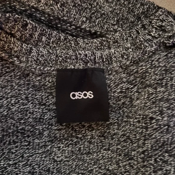 Asos Women’s Gray knit Deer Sweater Size S Pullover - Picture 8 of 8